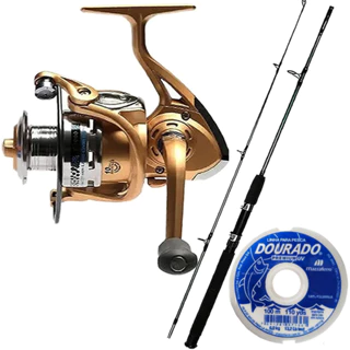 Conjunto Tamba P/ Pesada Molinete 7000 Drag 34lb Vara 35lbs