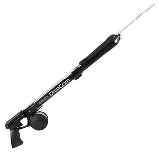 Arpão Arbalete Pesca 50cm Divecom com Elastico 16mm - Preto