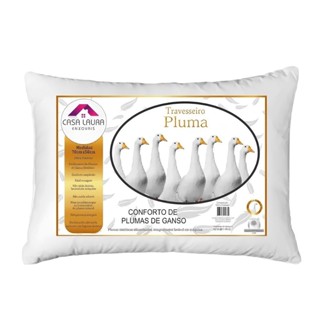 Travesseiro 100% Pluma De Ganso 50x70- Top De Linha Muito Barato
