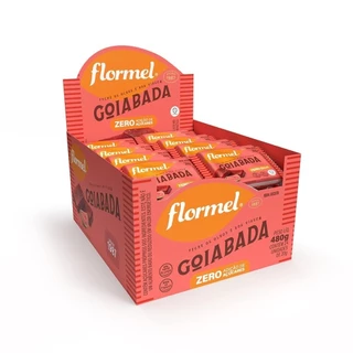 Tablete De Goiabada, Sem Glúten, Zero Açúcar - Caixa Com 24 Unidades De 20G Cada
