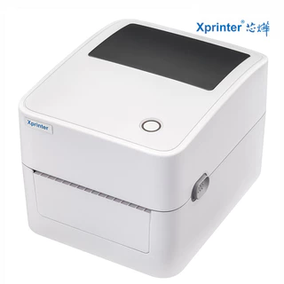 XPrinter XP410B Promoção de etiquetas de código de barras térmico direto 4x6 100*100 /150 Impressora de etiquetas de código de barras térmico direto Impressora de adesivos para embalagens de remessa Impressora Wifi 25mm~115mm AC 100-240V