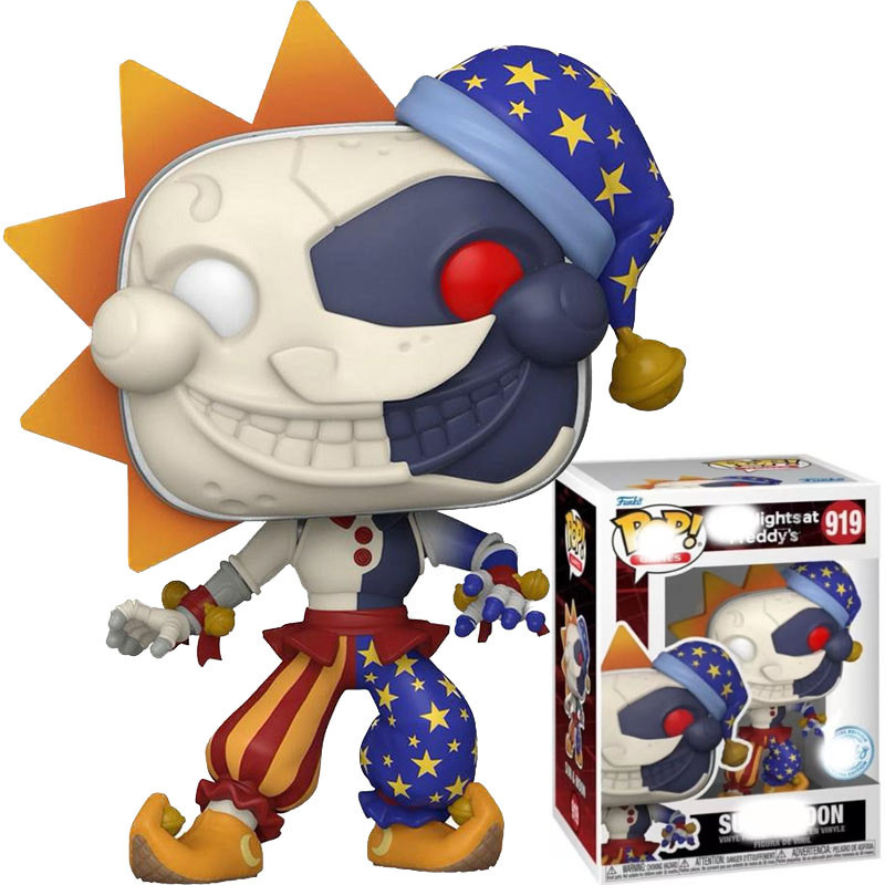 Funko Pop Five Nights At Freddy's Sun & Moon 919 FNAF Sol E Lua Ação ...