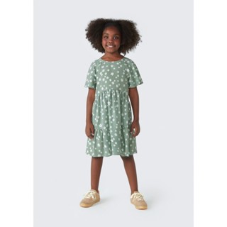 Vestido Infantil Com Babados Hering Kids