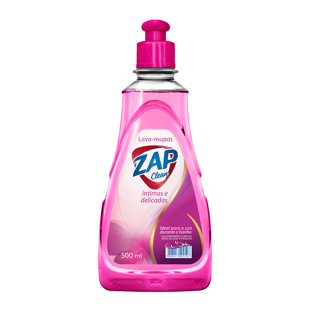 Lava Roupas Íntimas e Delicadas Zap Clean 500ml | Shopee Brasil