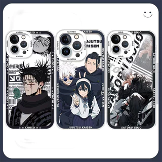 Capa Macia Anime Japonês Jujutsu Kaisen Gojo Satoru Yuta Transparente Para Samsung Galaxy A55 A35 A02 A03S A04S A05 A20 A10 A11 A12 A22 A24 A25 A33 A42 A51 A31 A50 A30S A30