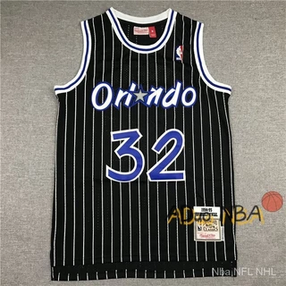 Bordado Shaquille O'Neal #32 Camisa da nba Orlando Magic Classic 1994-1995 Camisa de basquete da NBA