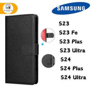 Capa Capinha Carteira Flip Cover Para Samsung Galaxy S23/S23Fe/S23Plus/S23Ultra/S24/S24Plus/S24 Ultra