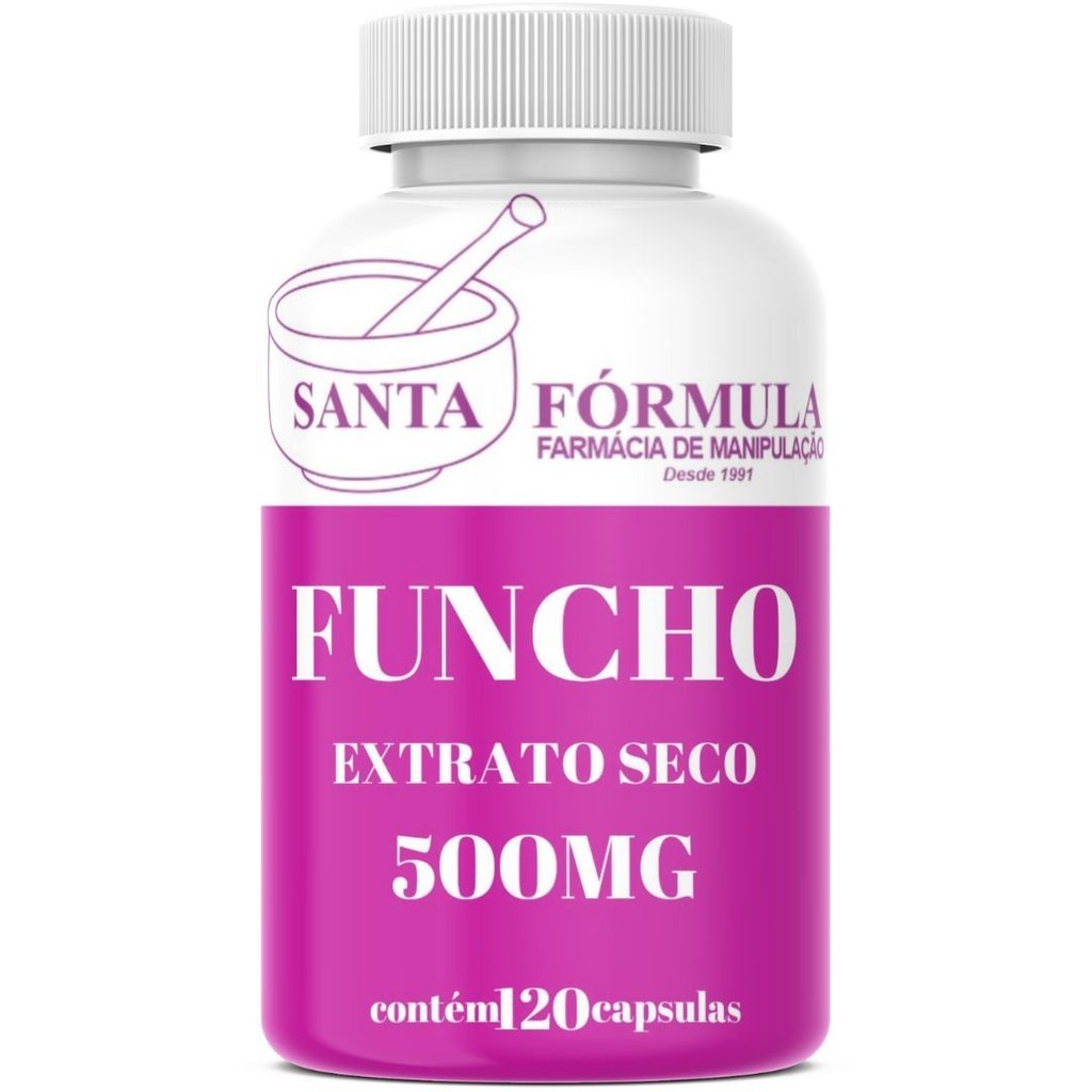Funcho Extrato Seco 500mg 120capsulas | Shopee Brasil