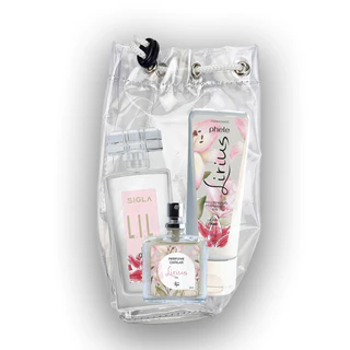 Perfume 100ml + Meu Creminho + Perfume Capilar + Necessaire - Lirius By Thipos