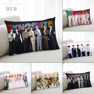 DTB Kpop BTS Pele De Pêssego De Um Lado Impresso Em Fronha Longa 30 * 50cm