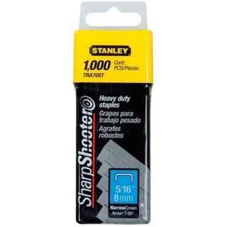 Grampo para grampeador manual 8 mm caixa com 1000 peças - TRA705T - Stanley