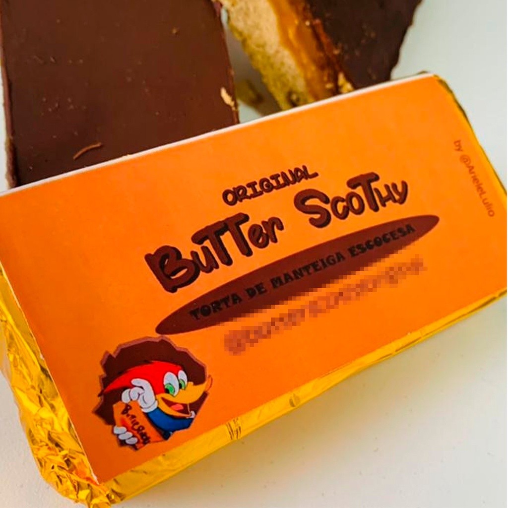 1 Unidade Torta de Manteiga Escocesa - ButterScotchyOriginal