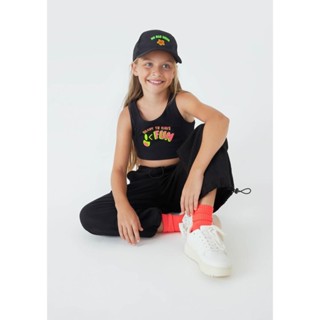 Top Cropped Infantil Menina Em Neon Hering Kids