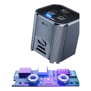 Lâmpada Ultra Violeta Cura Cola Luz led lanterna Uv Tinta Jumper Placa Reparo Celular