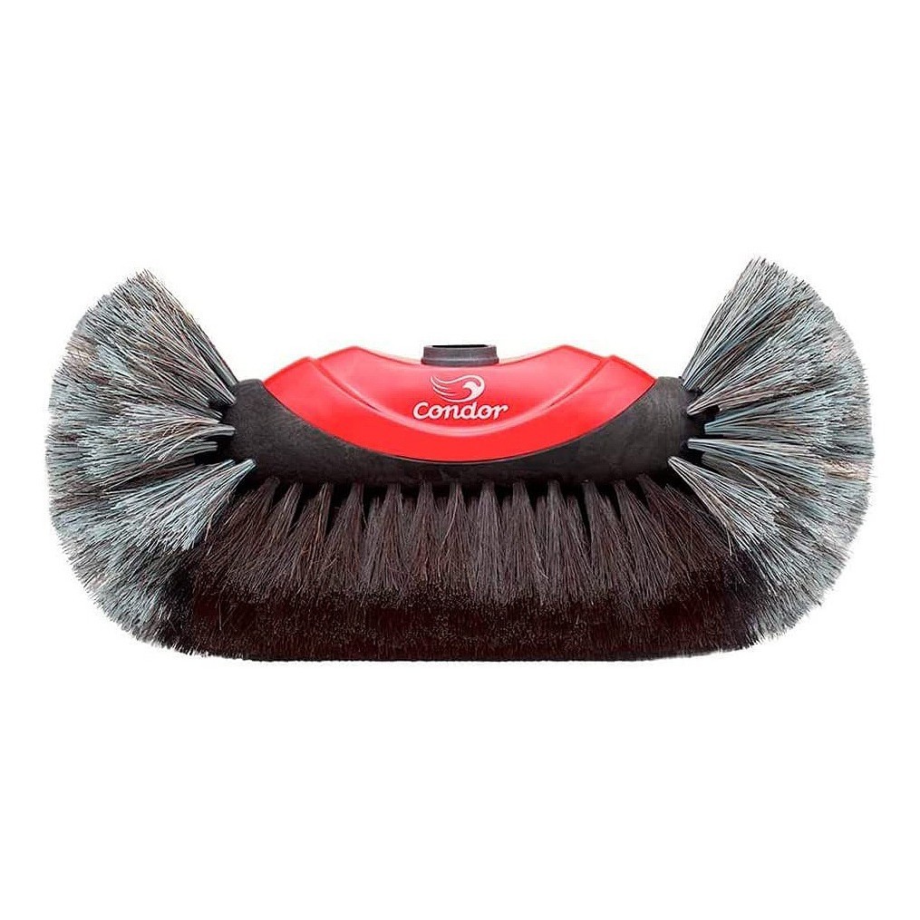 Vassoura Pelo Bola Crina Natural Porcelanato Teto C/ Cabo V2