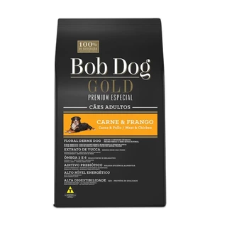 Amostra Ração Bob Dog Gold Premium Especial Adultos Carne e Frango 70g Fosferpet