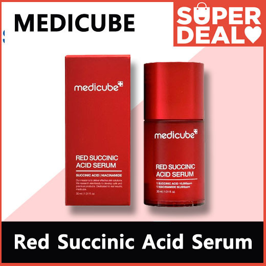 [Ready Stock] Medicube Red Succinic Acid Serum 30ml Acne Serum Acne ...