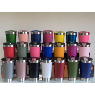 Copo Térmico Inox 473ml Tampa E Abridor Cerveja Gelada Alta Qualidade