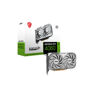 Placa De Vídeo Msi Rtx 4060 Ventus 2x white Oc 8gb Gddr6 128bits