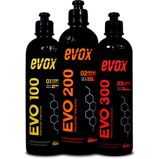 Kit Polidores Evo100 Corte Evo200 Refino Evo300 Lustro