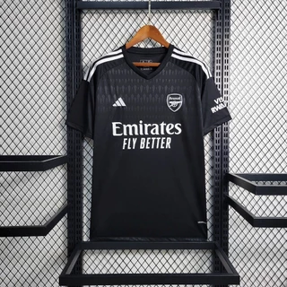 Equipe 23-24 Arsenal Camisole Camisa De Futebol Masculino ASN Goalkeeper Black