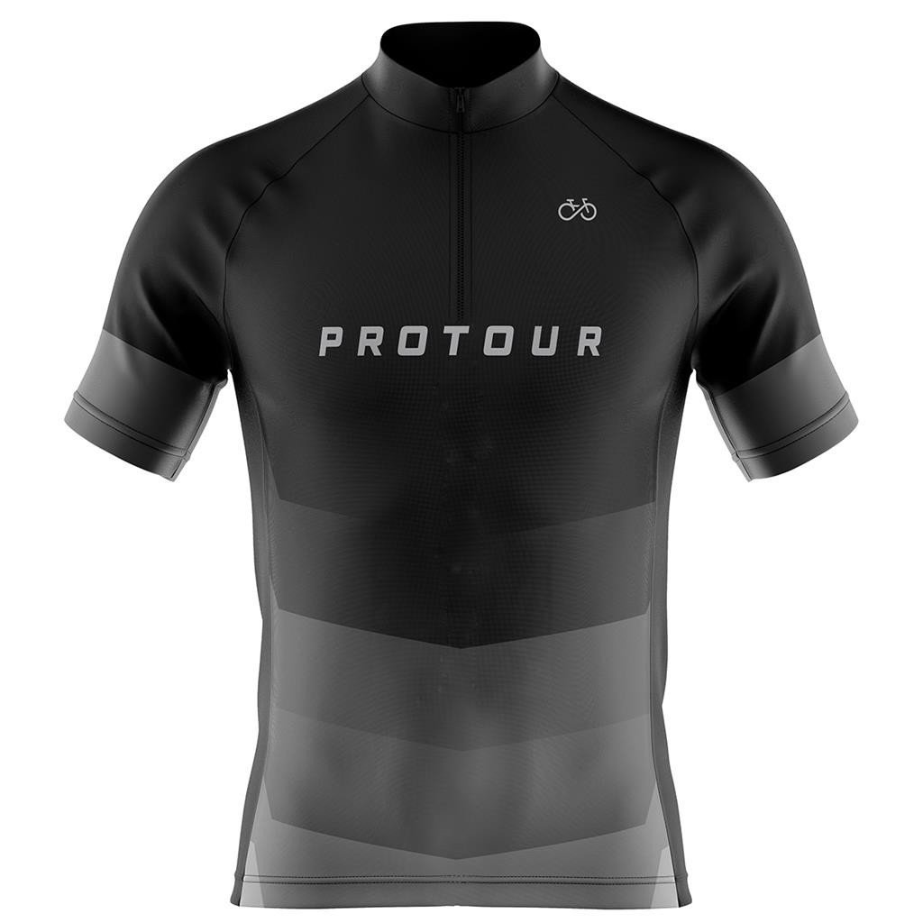 Camisa Ciclismo Camiseta Ciclista Maculina Pro Tour Preta Ranger Com Bolsos Uv 50+