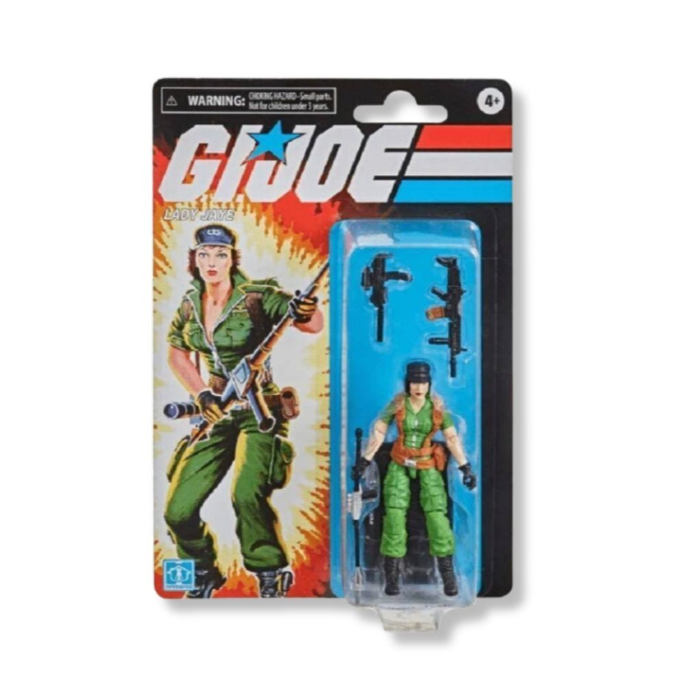 Figurine Hasbro G.I. Joe Classified – Lady Jaye – 15 Cm, Articulée, Style Rétro – Pour Collectionneurs