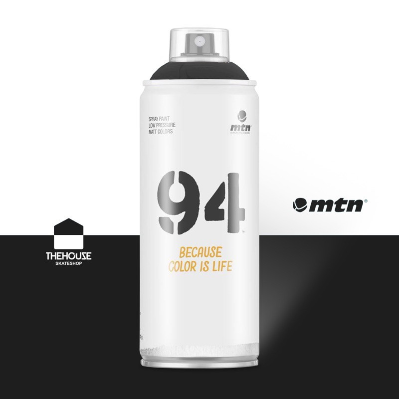 Tinta Spray MTN 94 Preto 400ml