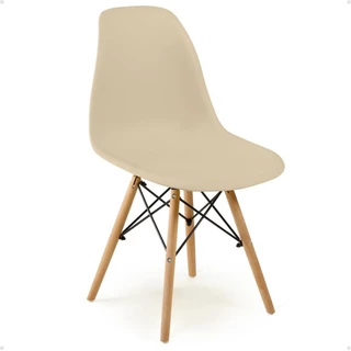 Cadeira de Jantar Charles Eames Solo Dkr Wood Magazine Decor
