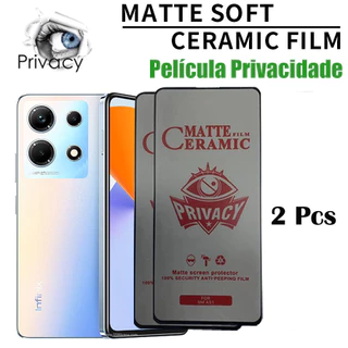 2 pcs Película Privacidade infinix Note 30 5G Anti Espionagem Protetor De Tela Soft Ceramic Matte Protetores De Privacidade Pelicula Para infinix Hot 30 30i VIP 4G Câmera De Filme De Cerâmica