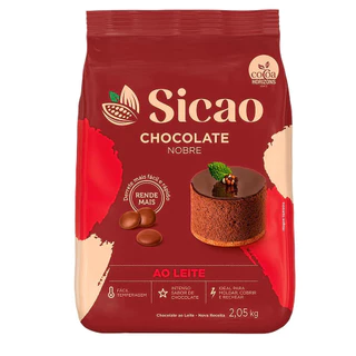 Chocolate Nobre Ao Leite 2,05kg SICAO