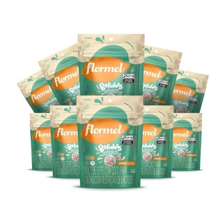 Kit Bolinha De Doce De Leite Com Coco Zero Açúcar E Lactose Flormel 60G Com 10 Unidades