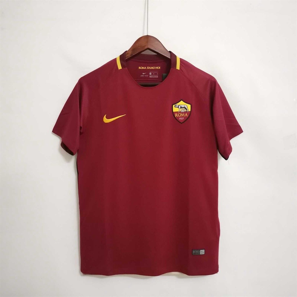 17-18 Roma Retro Camisa De Futebol Caseiro JMMY