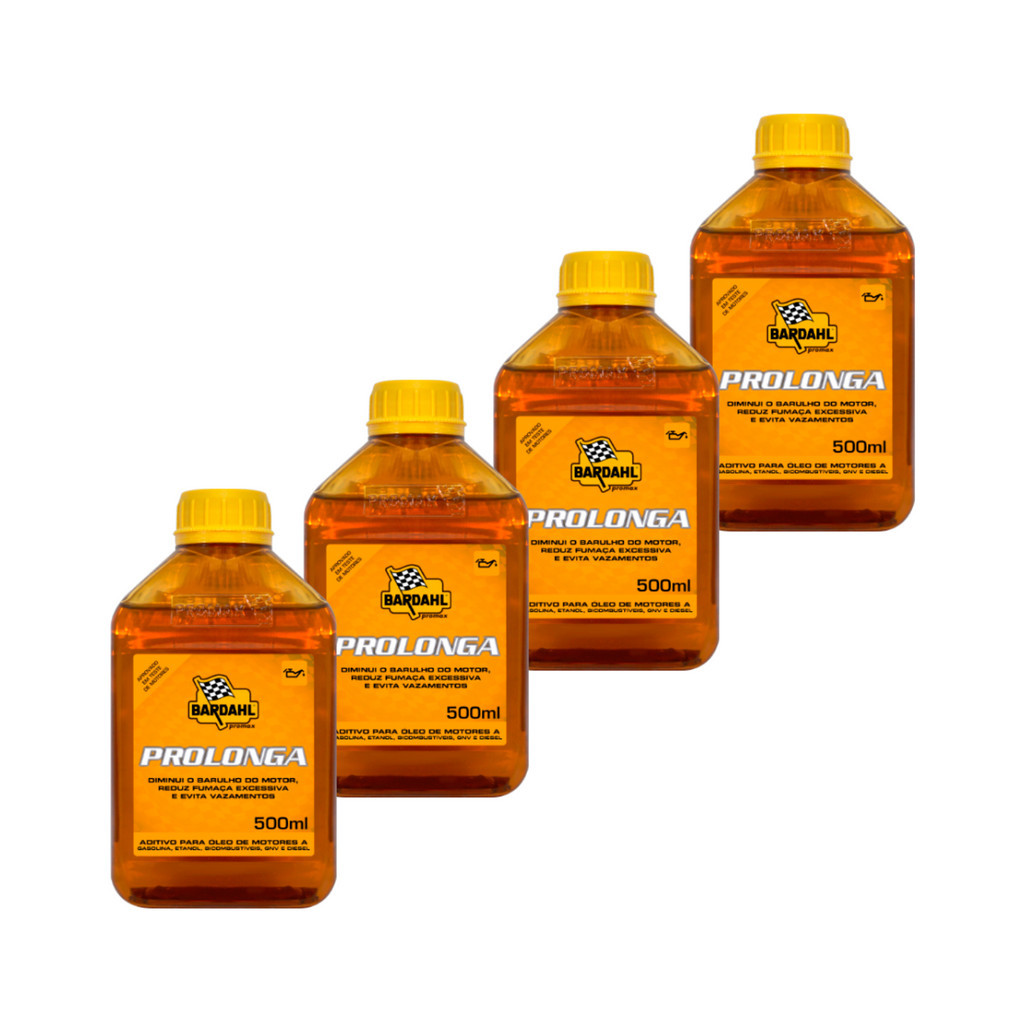 Kit 4 Un Bardahl Aditivo Prolonga Aprimorador para Oleos Lubrificante ...