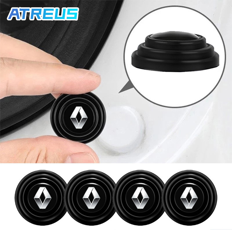 4/8/12 Pcs Renault Car Shock Absorber Gasket Sound Proof Rubber Interruptor De Porta De Borracha Tampão Para ZOE Clio Fluence Duster Megane 2 Sandero Kwid Logan Captur Kiger Cênico
