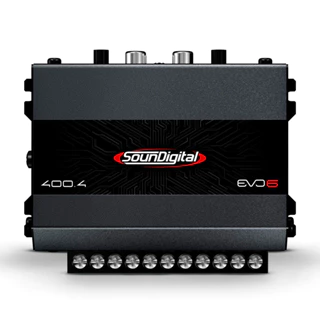 Modulo Amplificador Soundigital 400 Rms SD-400.4 Evo 6 Stereo 4 Canais 2 Ohms Classe D Rca Crossover Full Range em Oferta na Shopee