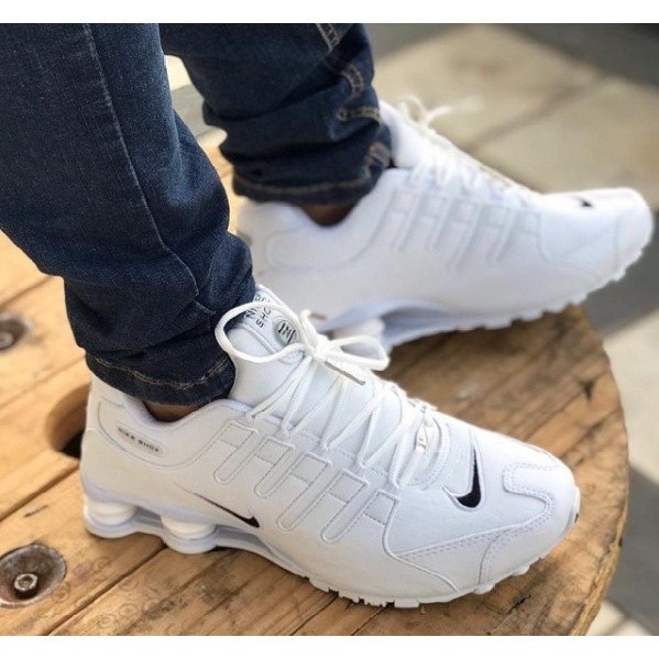 Tenis Nike Shox Nz Masculino E Feminino Branco Mola Prata 4 Molas Deliver 38 39 40 41 42 43 Pronta Entrega Envio 24h