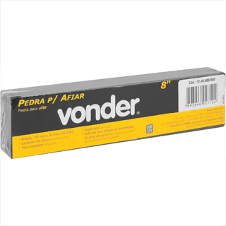 Pedra para Afiar Dupla Face 8" Retangular - Vonder