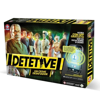 JOGO DETETIVE ESTRELA COM APLICATIVO APP BRINQUEDO MESA FAMÍLIA DIVERSÃO TABULEIRO CLÁSSICO 27 CARTA