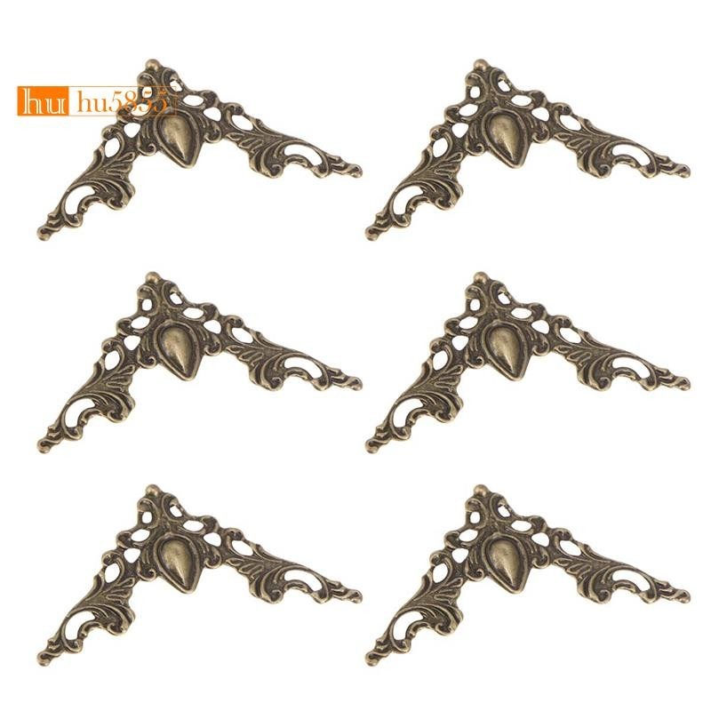 Corner Guards & Edge Protectors 100 PCS Vintage Gold Metal Book Corner ...