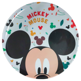 Prato Raso Infantil Disney Mickey Meninos Melamine 20cm em Oferta na Shopee