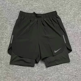 Short Estilo Americano Calça Dupla Camada/Forro/Respirável E Secagem Rápida/Shorts de basquete