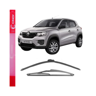 Kit Palhetas Kwid 2017 2018 2019 2020 2021 2022 Limpador de parabrisa dianteiro+Traseiro CINOY