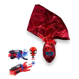 Ovo Da Páscoa 350g Homem Aranha + Brinquedo Promoção