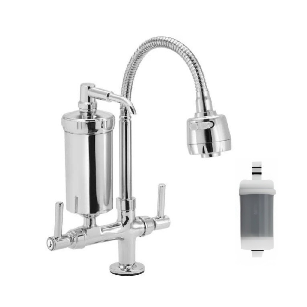 Torneira Metal Inox Filtro Gourmet Pia Mesa Cozinha Bancada