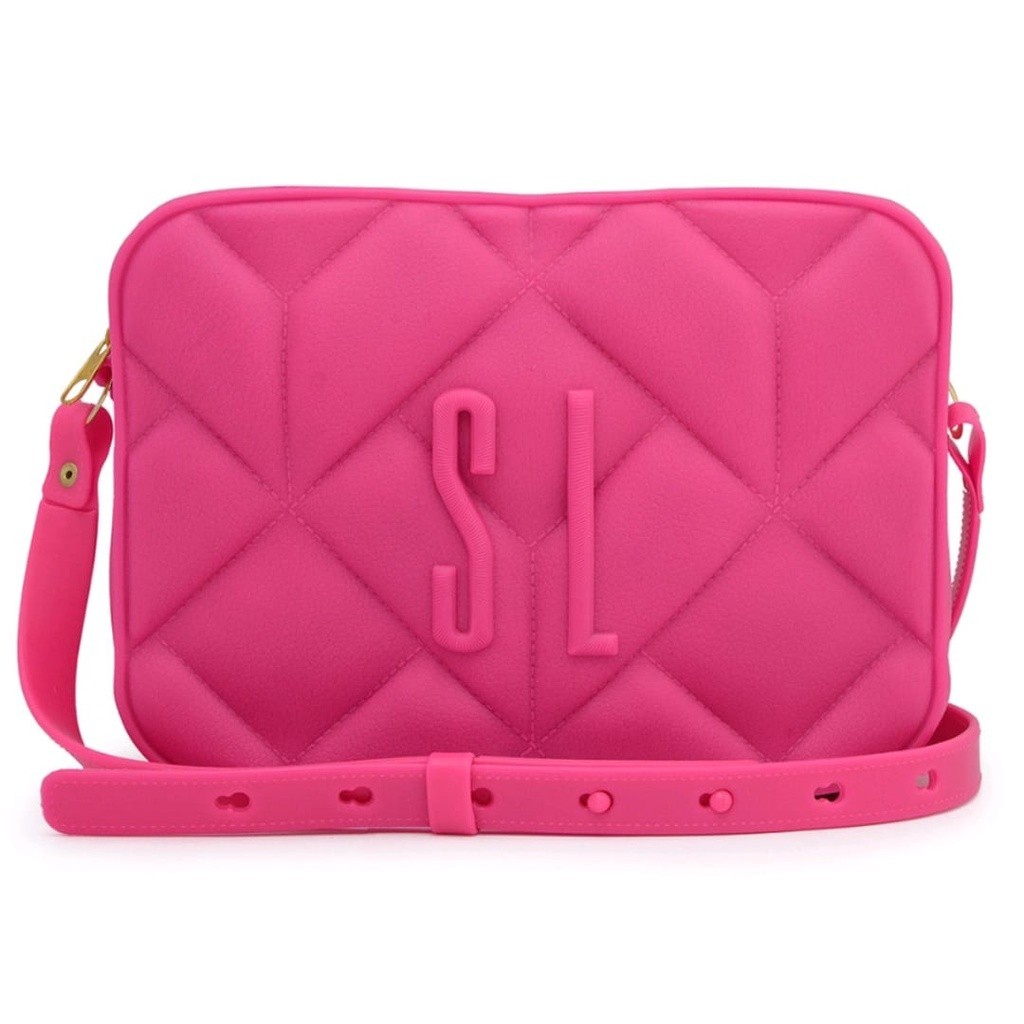 Bolsa Feminina SL Texturizada Lançamento Promoção Alça Transversal de Ombro