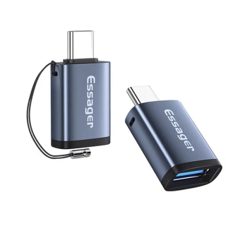 Adaptador Essager Usb Tipo C Macho Para Usb 3.0 Fêmea Otg