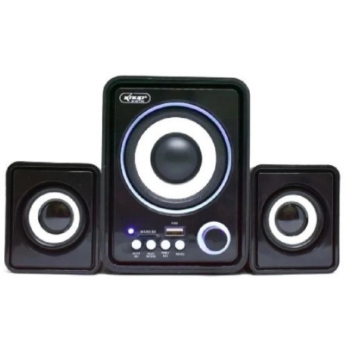 Caixa De Som Subwoofer 2.1 Bluetooth Usb Sd P2 Pc Celular Tv