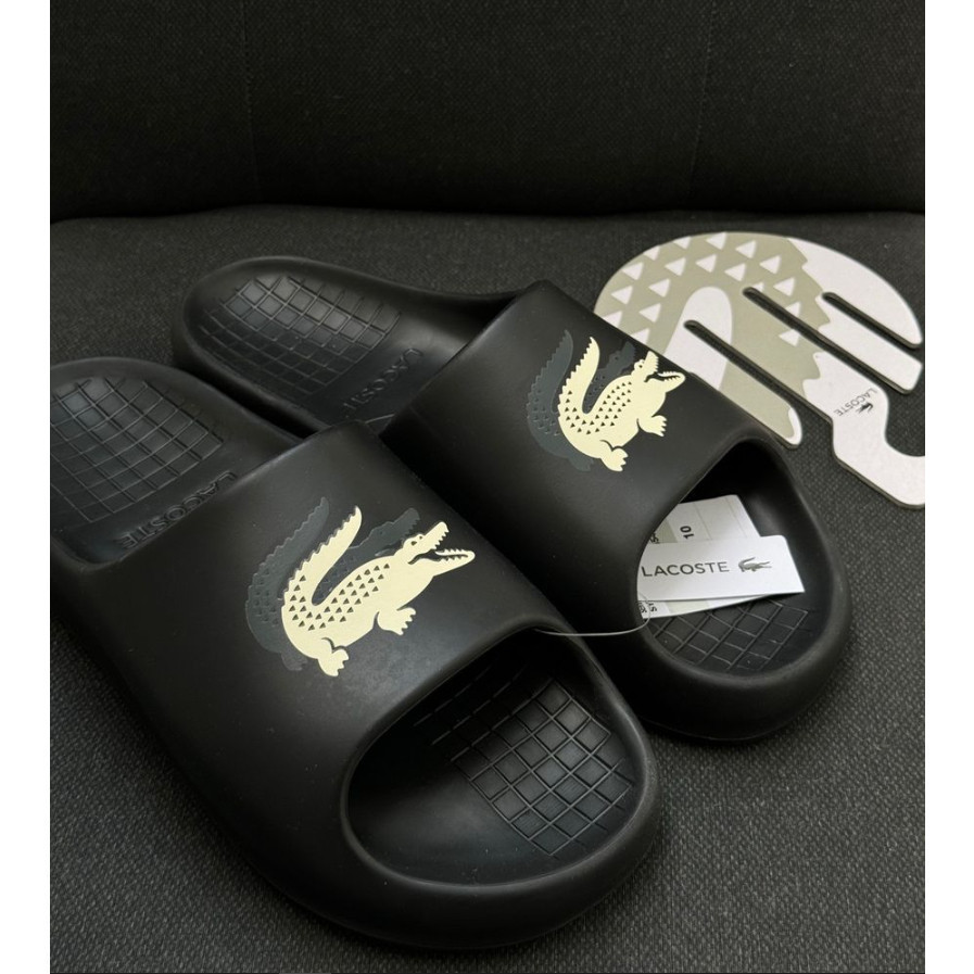 Chinelo Slide Lacoste Yezzy Masculino e Feminino Promoção De Fim De Férias