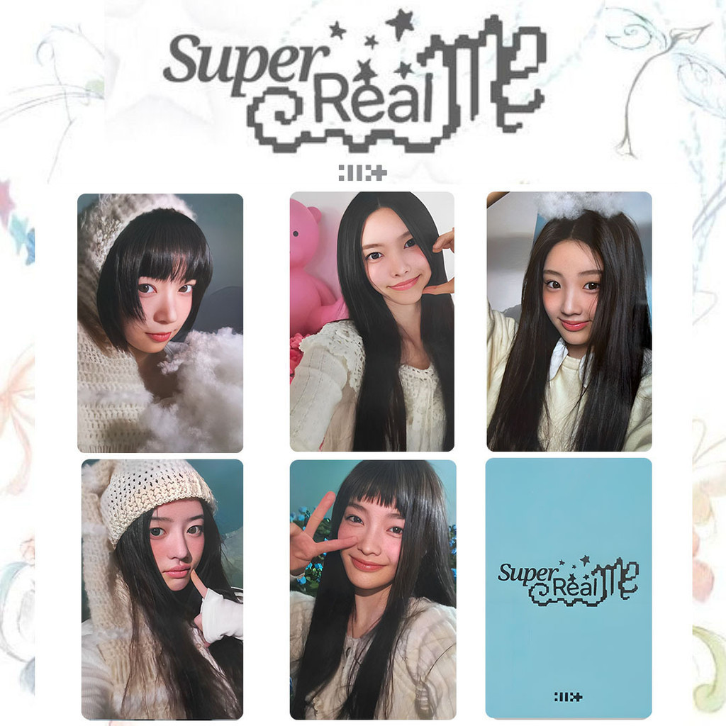 Kpop ILLIT Cartão Pequeno SUPER ME REAL M2U YUNAH IROHA MOKA